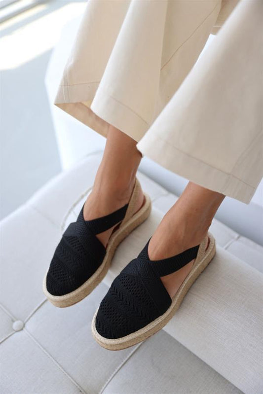 Aby | Sandaler med elastikk og ankelstropp